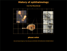 Tablet Screenshot of history-ophthalmology.com
